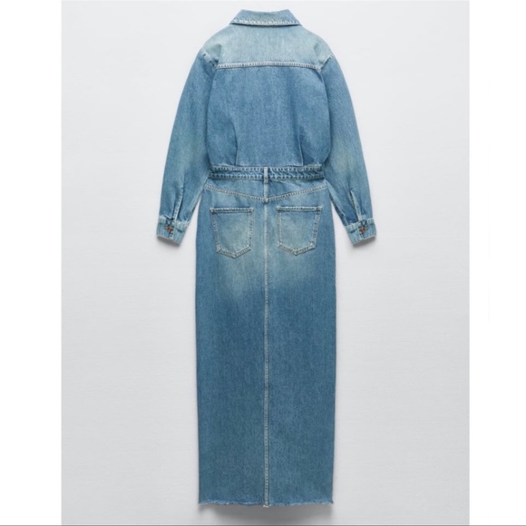 Zara Z1975 DENIM DRESS - Picture 5 of 9